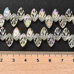 Galvanisieren Glasperlen&nbsp;X-EGLA-B004-02A-FR01
