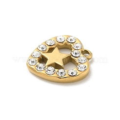 Colgantes de rhinestone de acero inoxidable 304&nbsp;STAS-I322-28G-04