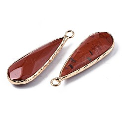 Colgantes de jaspe rojo naturales&nbsp;G-S359-319E
