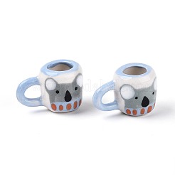 Handgefertigte Porzellantasse mit Koala-Motiv&nbsp;PORC-T133-58