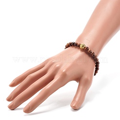 Öldiffusor Yoga Perlen Stretch Armband für Mädchen Frauen&nbsp;BJEW-JB06897