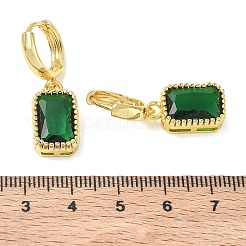 Ohrhänger aus Messing und Glas für Damen&nbsp;KK-CBA760A-04G-04
