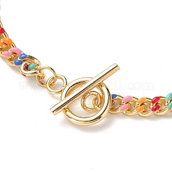 Bracciali a catena cordolo in ottone&nbsp;BJEW-JB05507