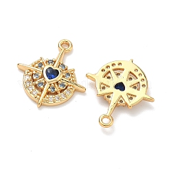 Pendentifs avec zircon cubiques à micro-pavés en laiton&nbsp;KK-A281-24G-02