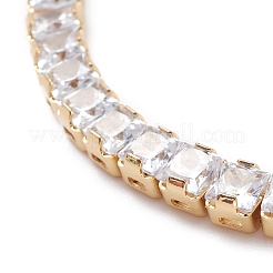 Klassisches Tennisarmband mit Zirkonia für Damen&nbsp;BJEW-F417-02G-RS