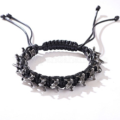 Braccialetti di perline intrecciate in lega&nbsp;WG69B67-01