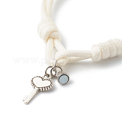 Braccialetti registrabili coreano cerato poliestere&nbsp;BJEW-TA00001