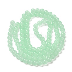 Perles rondes en verre imitation jade&nbsp;X1-DGLA-Q021-8mm-22