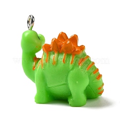 Pendentifs en résine opaque&nbsp;RESI-P029-05P-A