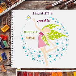 Modelli di stencil per pittura da disegno riutilizzabili in plastica&nbsp;DIY-WH0172-297