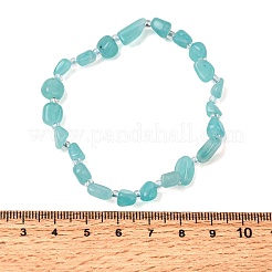 Pulseras de perlas naturales amazonita&nbsp;GG-CBA05D5-02A-07A