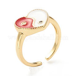 Micro ottone spianare anelli zirconi&nbsp;RJEW-P021-01H