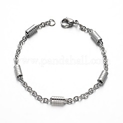Bracciali a catena in acciaio inossidabile 304&nbsp;BJEW-M125-02