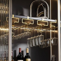 Soporte de hierro para copas de vino&nbsp;AJEW-WH0596-896