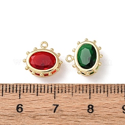 Messing Glas Anhänger / charms&nbsp;KK-Z141-11G-02