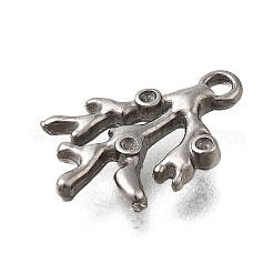 304 ciondolo in acciaio inossidabile con strass&nbsp;STAS-C119-23P