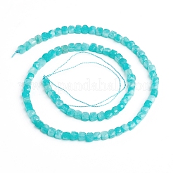 Natur Amazonit Perlen Stränge&nbsp;G-E560-A02-4mm