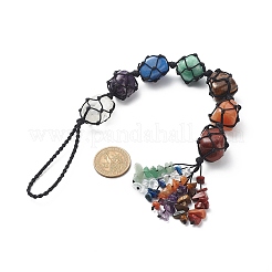 7 Chakra-Edelstein-Hängedekoration&nbsp;HJEW-JM00805-01