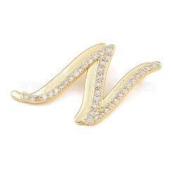 Messing micro pave klare zirkonia anhänger&nbsp;CU-CBA8481-01G-N