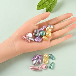 50g 5 Farben ABS-Kunststoff-Imitationsperlen&nbsp;OACR-YW0001-24