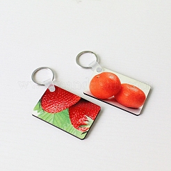 Porte-clés en mdf vierge double face par sublimation&nbsp;ZXFQ-PW0001-050
