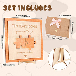 1 set regalo per il secondo anniversario di matrimonio per fidanzato e fidanzata&nbsp;DJEW-SP0001-07A
