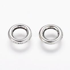 Perle d'argento antiche della lega di stile tibetano&nbsp;X-LFH255Y-NF