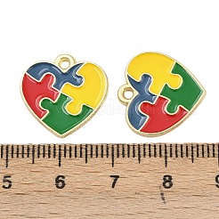 Pendentifs d'émail en alliage&nbsp;FIND-I067-01G-03