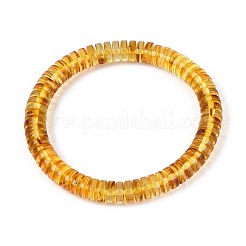 Stretch-Armbänder aus natürlichem Bernstein für Männer und Frauen&nbsp;BJEW-T018-19