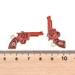 Pendentifs en alliage émaillé sur le thème du cow-boy de l'ouest&nbsp;LS-ENAM-L056-01C-03