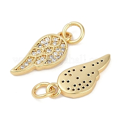 Cremagliera placcatura micro ottone spianare pendenti zirconi&nbsp;KK-H509-07G