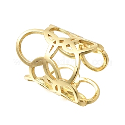 Bagues ouvertes en laiton pour femmes&nbsp;RJEW-F215-05G