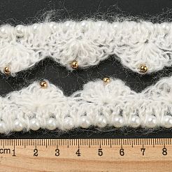 Bordure en dentelle au crochet en polyester&nbsp;OCOR-Q058-17