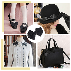 Schuhschnallenclips aus Polyester&nbsp;FIND-WH0148-708
