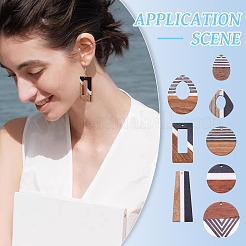 Kit de fabrication de boucles d'oreilles pendantes&nbsp;DIY-BY0001-17
