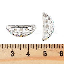 Gestellbeschichtung Messing Strass Abstandhalter Perlen&nbsp;KK-S379-14P-A