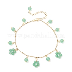 3 pièce de 3 couleurs de perles de coquillage et de jade malaisien naturel teinté&nbsp;AJEW-AN00706