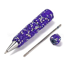 Stylo à perles en fer&nbsp;AJEW-K049-02A