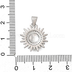 Ottone micro spianare pendenti zirconi&nbsp;KK-D431-004P
