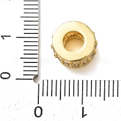 Ottone micro spianare perline europei zirconi&nbsp;CU-CBA0A9C-08G-B