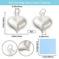 1 Stück 925 Sterling Silber Anhänger&nbsp;STER-BBC0008-12A