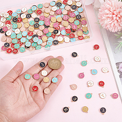 8 bolsa de 8 dijes de esmalte con letras iniciales del alfabeto A a Z de 14x12x2 colores&nbsp;ENAM-BM0001-11