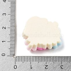 Cabochons opaques en résine et plastique&nbsp;RESI-K029-03D