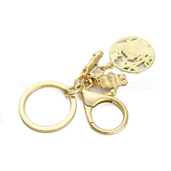 Porte-clés pendentif en émail en alliage de zinc panda plaqué en rack&nbsp;KEYC-G064-01E