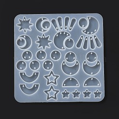 Moules pendentif en silicone bricolage&nbsp;DIY-G079-12B