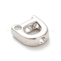 Perles de zircone cubique de placage de rack en laiton&nbsp;KK-L210-008P-D