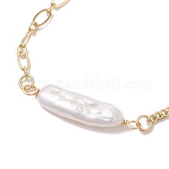 Armbänder mit Schiebeverschluss aus natürlichen Keshi-Perlen&nbsp;BJEW-JB13351