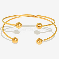 Elegantes brazaletes de acero inoxidable 304&nbsp;CR7463-2