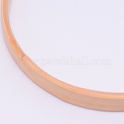 Anneaux de cerceaux en bambou&nbsp;WOOD-WH0103-82C