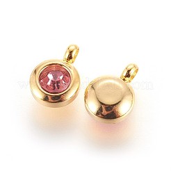 Strass-Anhänger aus Edelstahl 304&nbsp;X-STAS-P237-10G-16